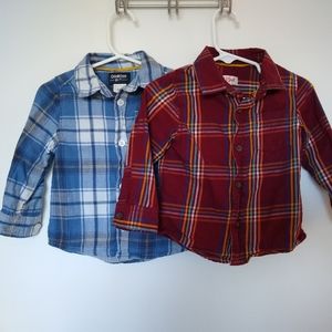 2 18m Button Down Shirts